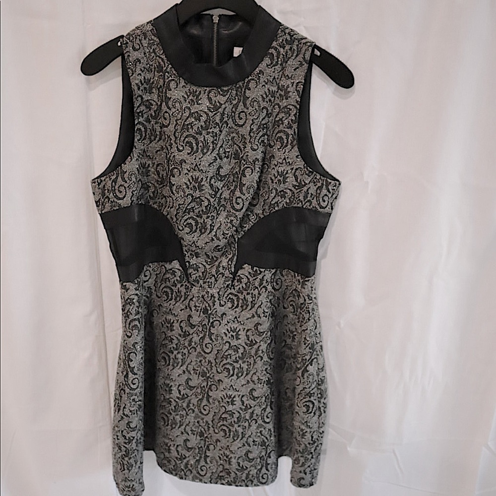 BCBGENERATION Grey and Black Dress